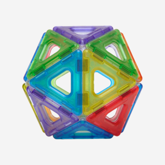 Polydron magnétique transparent 64 pieces Polydron magnétique transparent 64 pieces