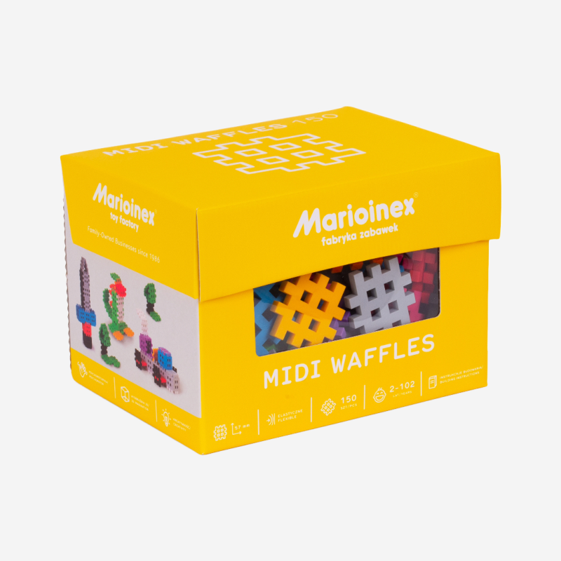 Midi waffle by Marioinex | jouets décontractés à impact positif