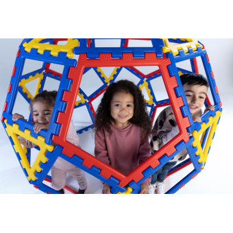 XL Polydron Geo dome, grand set de 62 Pieces, tres grand Geo Dome XL Polydron Geo dome, grand set de 62 Pieces, tres grand Geo Dome