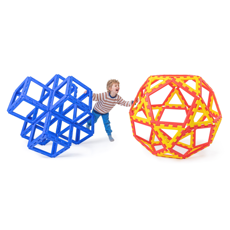 XL Polydron Geo dome, grand set de 62 Pieces, tres grand Geo Dome XL Polydron Geo dome, grand set de 62 Pieces, tres grand Geo Dome