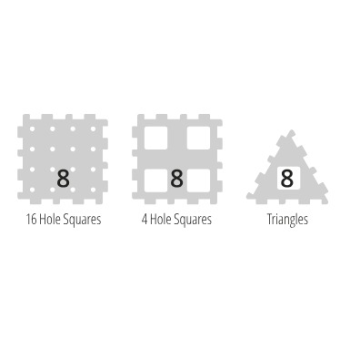 Jouets pour la construction de bâtiments extra-larges à l'intérieur et à l'extérieur