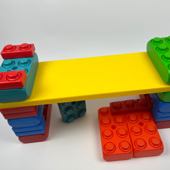 Gros blocs ESDA, ESDA, bloc, bloc XL, blocs XL, méga bloc, méga blocs.