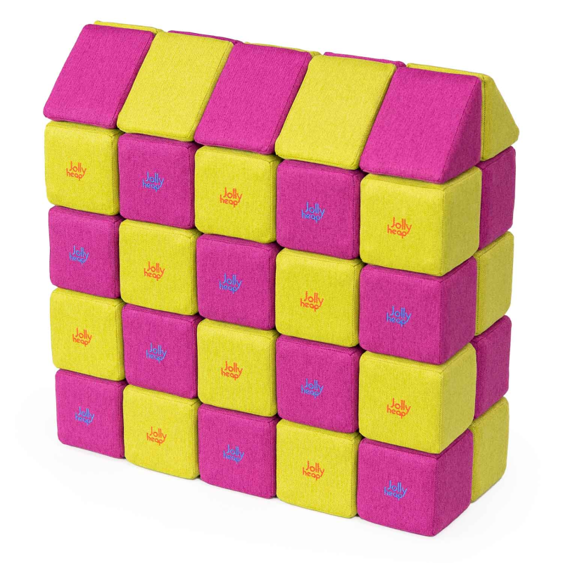 Blocs magnétiques Jolly Heap en tissu doux et en mousse Blocs magnétiques Jolly Heap en tissu doux et en mousse