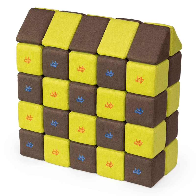 Blocs magnétiques Jolly Heap en tissu doux et en mousse Blocs magnétiques Jolly Heap en tissu doux et en mousse