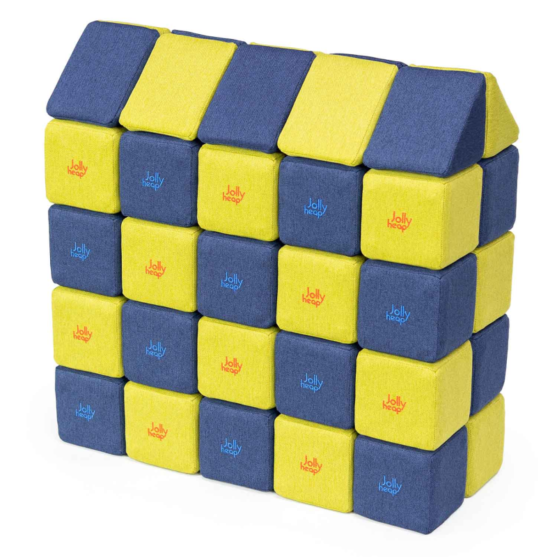 Blocs magnétiques Jolly Heap en tissu doux et en mousse Blocs magnétiques Jolly Heap en tissu doux et en mousse