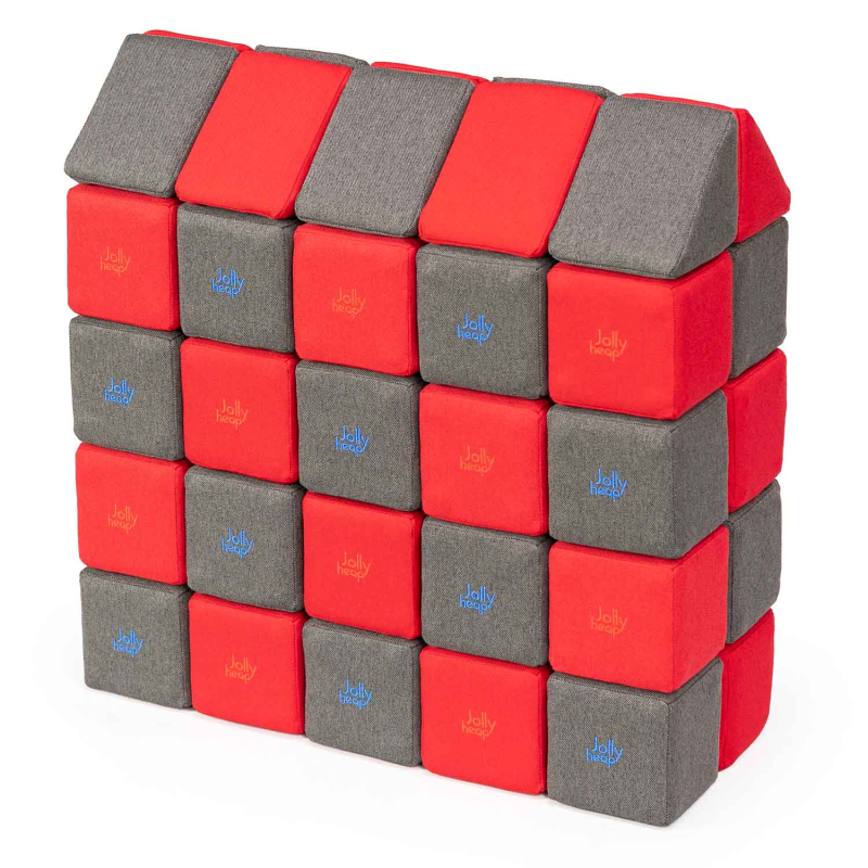 Blocs magnétiques Jolly Heap en tissu doux et en mousse Blocs magnétiques Jolly Heap en tissu doux et en mousse