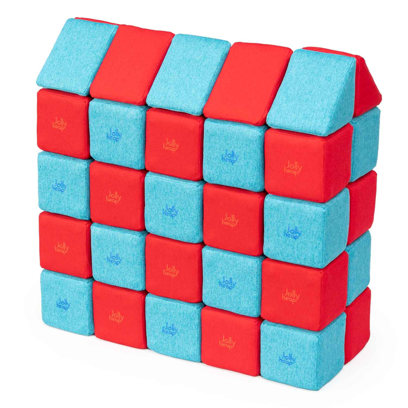 Blocs magnétiques Jolly Heap en tissu doux et en mousse Blocs magnétiques Jolly Heap en tissu doux et en mousse