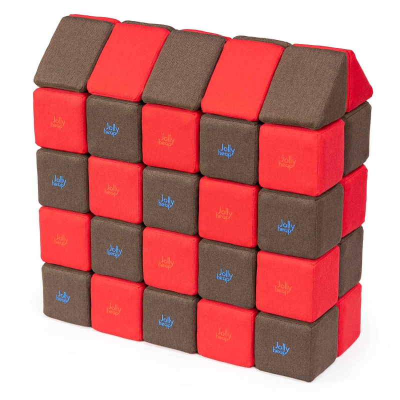 Blocs magnétiques Jolly Heap en tissu doux et en mousse Blocs magnétiques Jolly Heap en tissu doux et en mousse