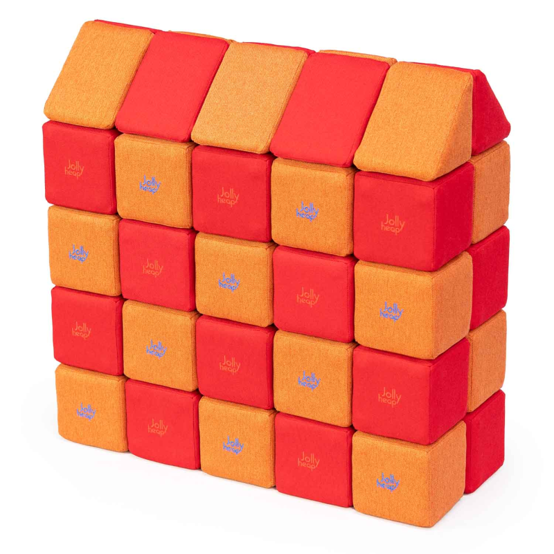 Blocs magnétiques Jolly Heap en tissu doux et en mousse Blocs magnétiques Jolly Heap en tissu doux et en mousse