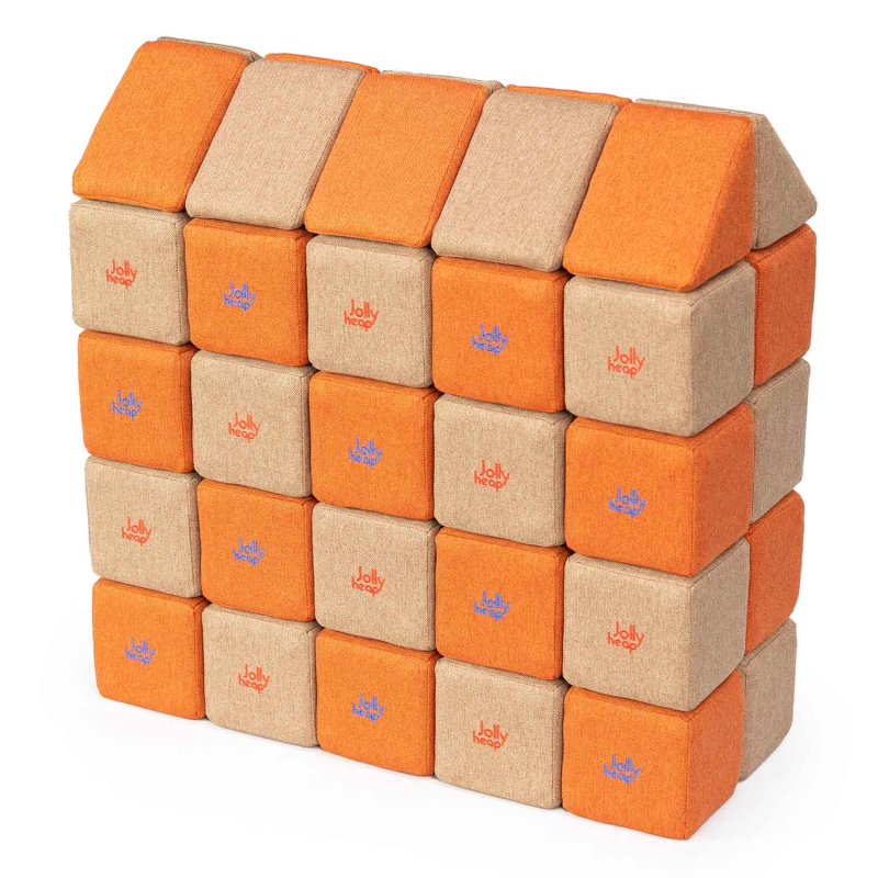Blocs magnétiques Jolly Heap en tissu doux et en mousse Blocs magnétiques Jolly Heap en tissu doux et en mousse