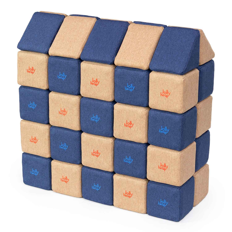 Blocs magnétiques Jolly Heap en tissu doux et en mousse Blocs magnétiques Jolly Heap en tissu doux et en mousse