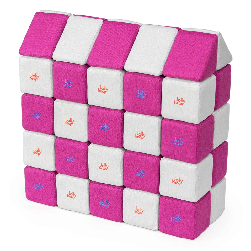 Blocs magnétiques Jolly Heap en tissu doux et en mousse Blocs magnétiques Jolly Heap en tissu doux et en mousse
