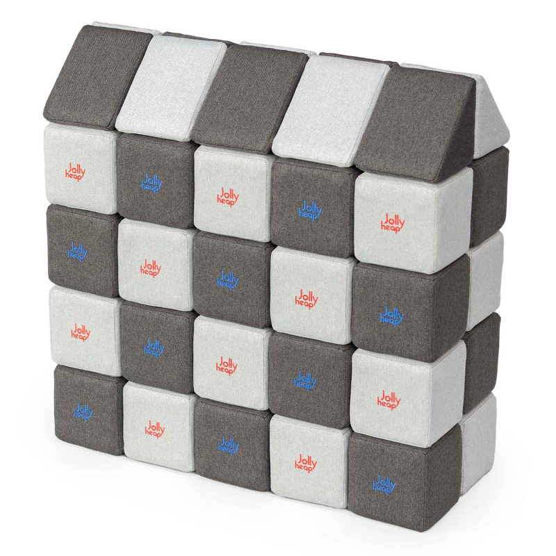 Blocs magnétiques Jolly Heap en tissu doux et en mousse Blocs magnétiques Jolly Heap en tissu doux et en mousse