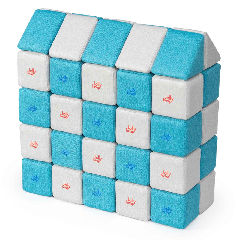 Blocs magnétiques Jolly Heap en tissu doux et en mousse Blocs magnétiques Jolly Heap en tissu doux et en mousse