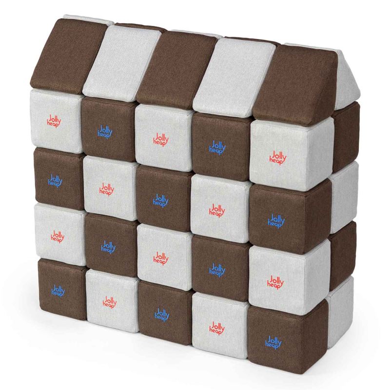 Blocs magnétiques Jolly Heap en tissu doux et en mousse Blocs magnétiques Jolly Heap en tissu doux et en mousse