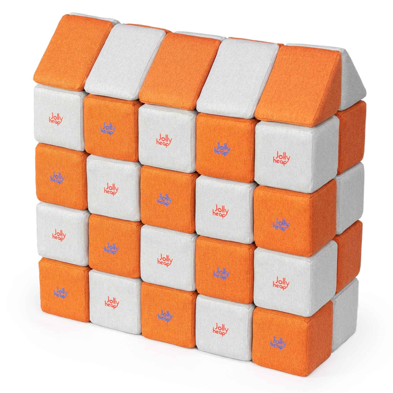 Blocs magnétiques Jolly Heap en tissu doux et en mousse Blocs magnétiques Jolly Heap en tissu doux et en mousse