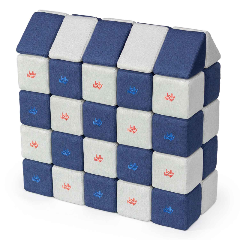 Blocs magnétiques Jolly Heap en tissu doux et en mousse Blocs magnétiques Jolly Heap en tissu doux et en mousse