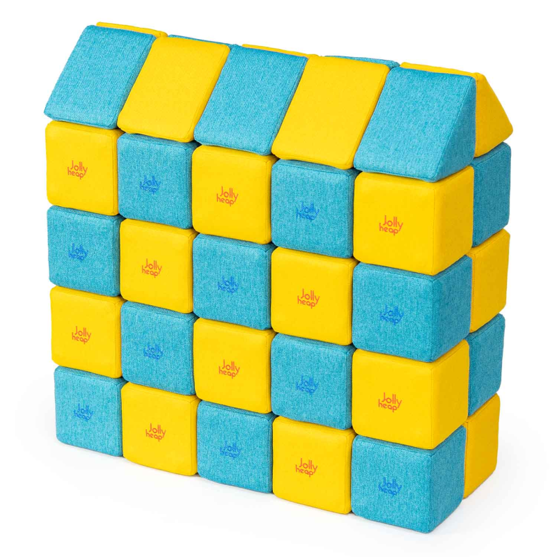 Blocs magnétiques Jolly Heap en tissu doux et en mousse Blocs magnétiques Jolly Heap en tissu doux et en mousse