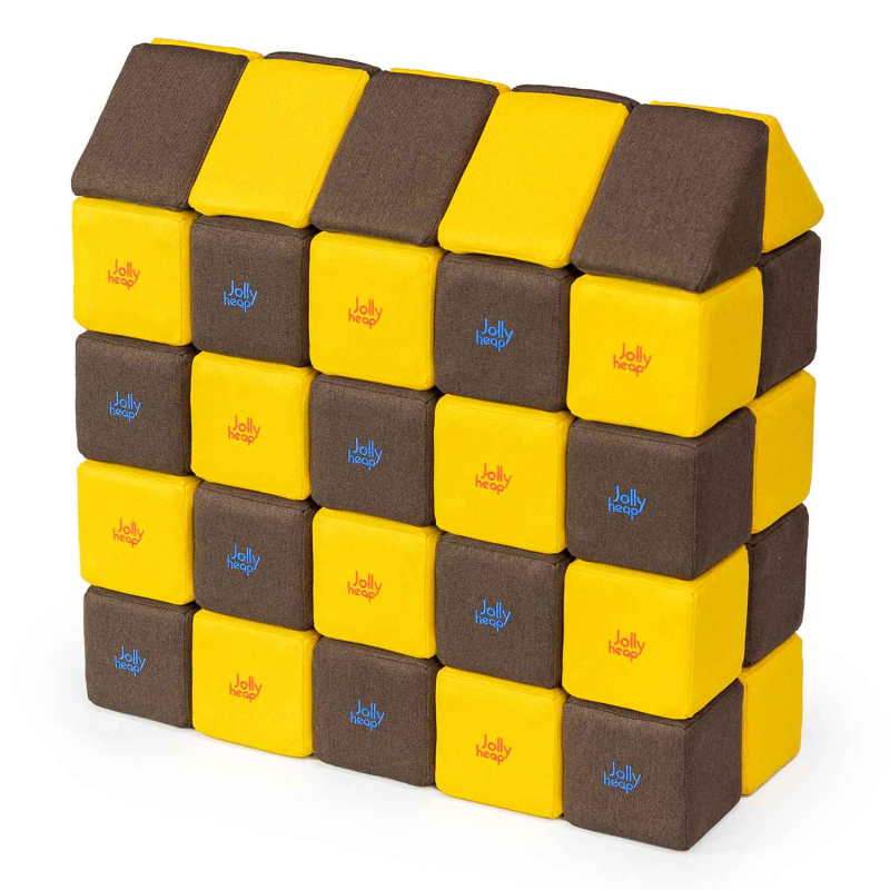 Blocs magnétiques Jolly Heap en tissu doux et en mousse Blocs magnétiques Jolly Heap en tissu doux et en mousse