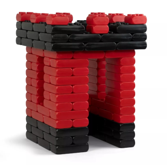 Château fort, construire ton propre château, une grande tour en bleu.