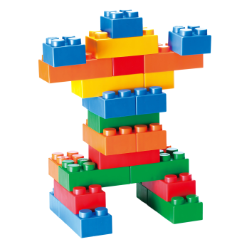 Blocs de construction souples uniques en matériau antibactérien, sans danger pour les bébés à partir de 3 ans. Blocs de construction souples uniques en matériau antibactérien, sans danger pour les bébés à partir de 3 ans.