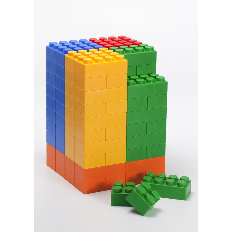 blocs jaunes, verts, rouges, bleus et orange. Jouets à partir de 3 mois. blocs jaunes, verts, rouges, bleus et orange. Jouets à partir de 3 mois.
