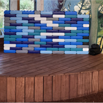 Set Aqua avec des couleurs bleues calmes. Grands blocs de qualité. Set Aqua avec des couleurs bleues calmes. Grands blocs de qualité.