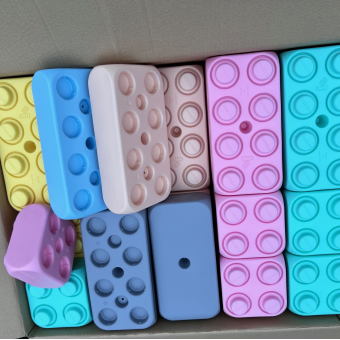 Blocs pastel, couleurs douces Blocs Blubloxx XL en plastique recyclé