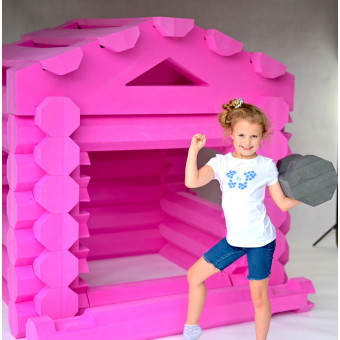 Cabane en rondins jouet XL géante