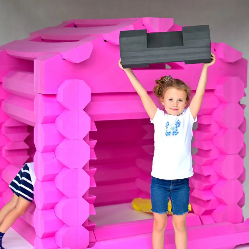 Cabane en rondins jouet XL géante