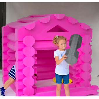 Cabane en rondins jouet XL géante