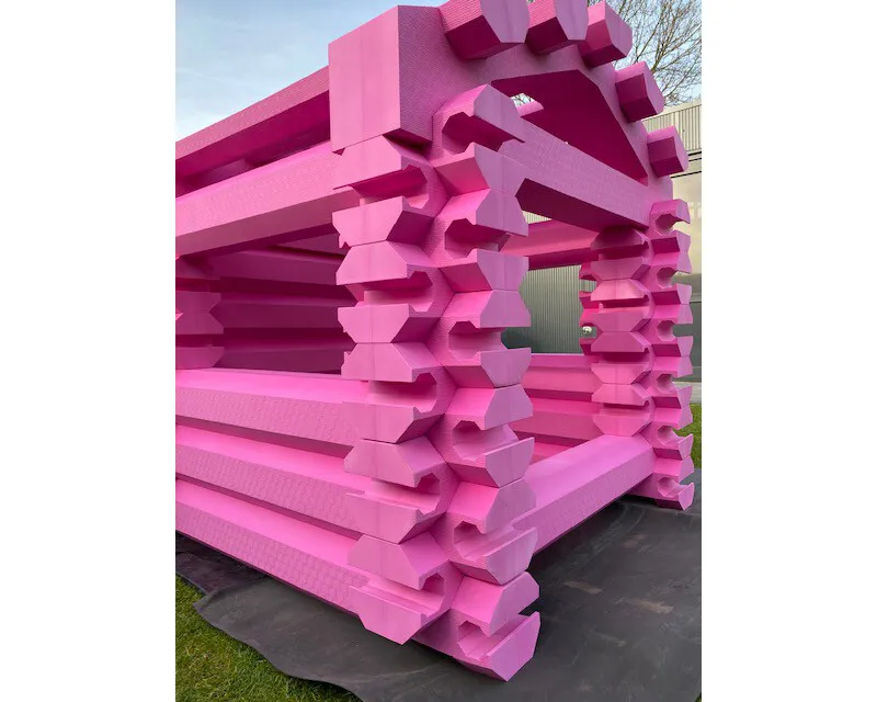 Cabane en rondins jouet XL géante