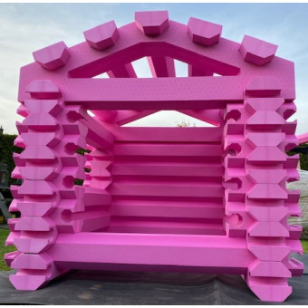 Cabane en rondins jouet XL géante