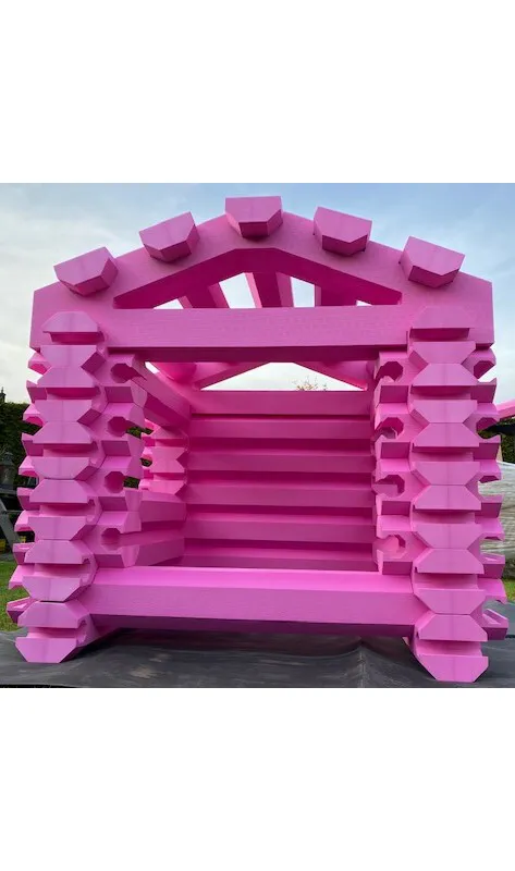 Cabane en rondins jouet XL géante