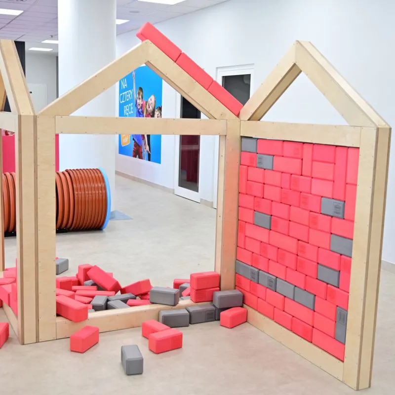 Grand blocs de mousse