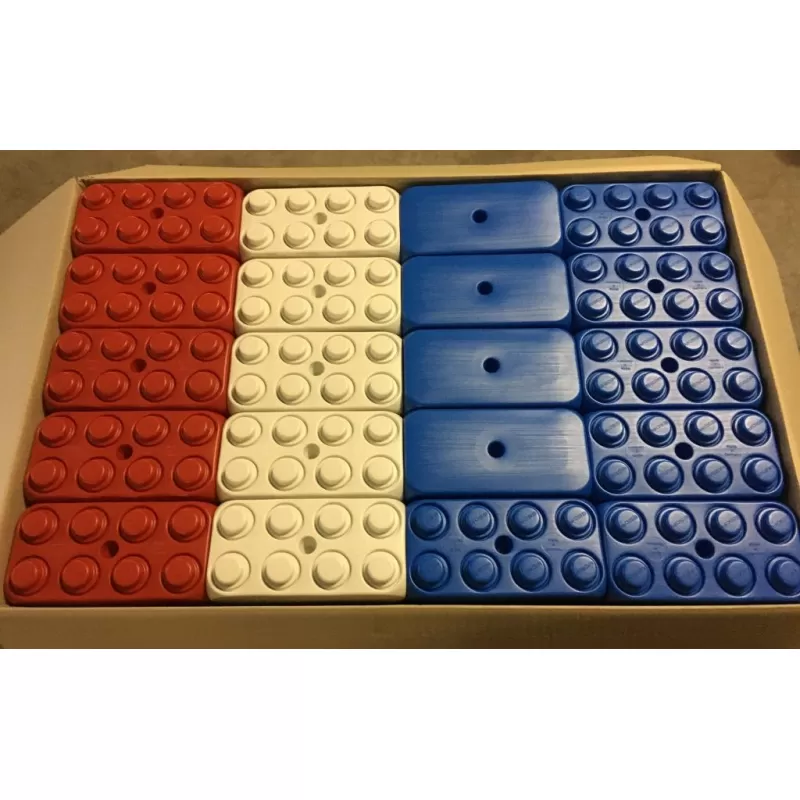 Blocs aux couleurs du drapeau néerlandais. Blocs ESDA XL