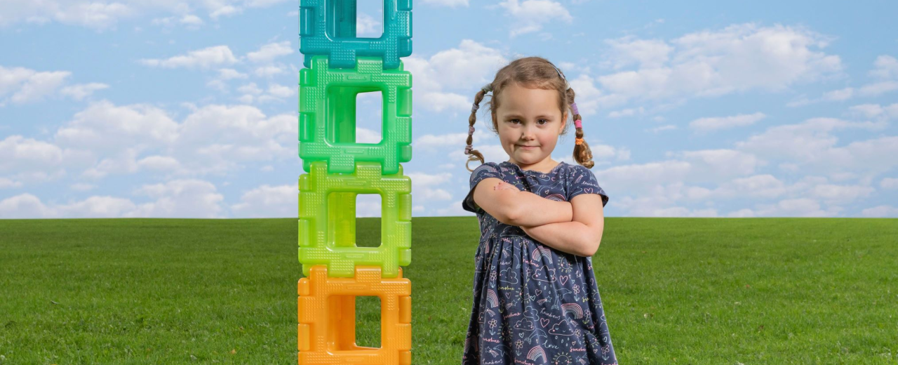 Polydron géant translucide - Polydron - Grands blocs de construction transparents